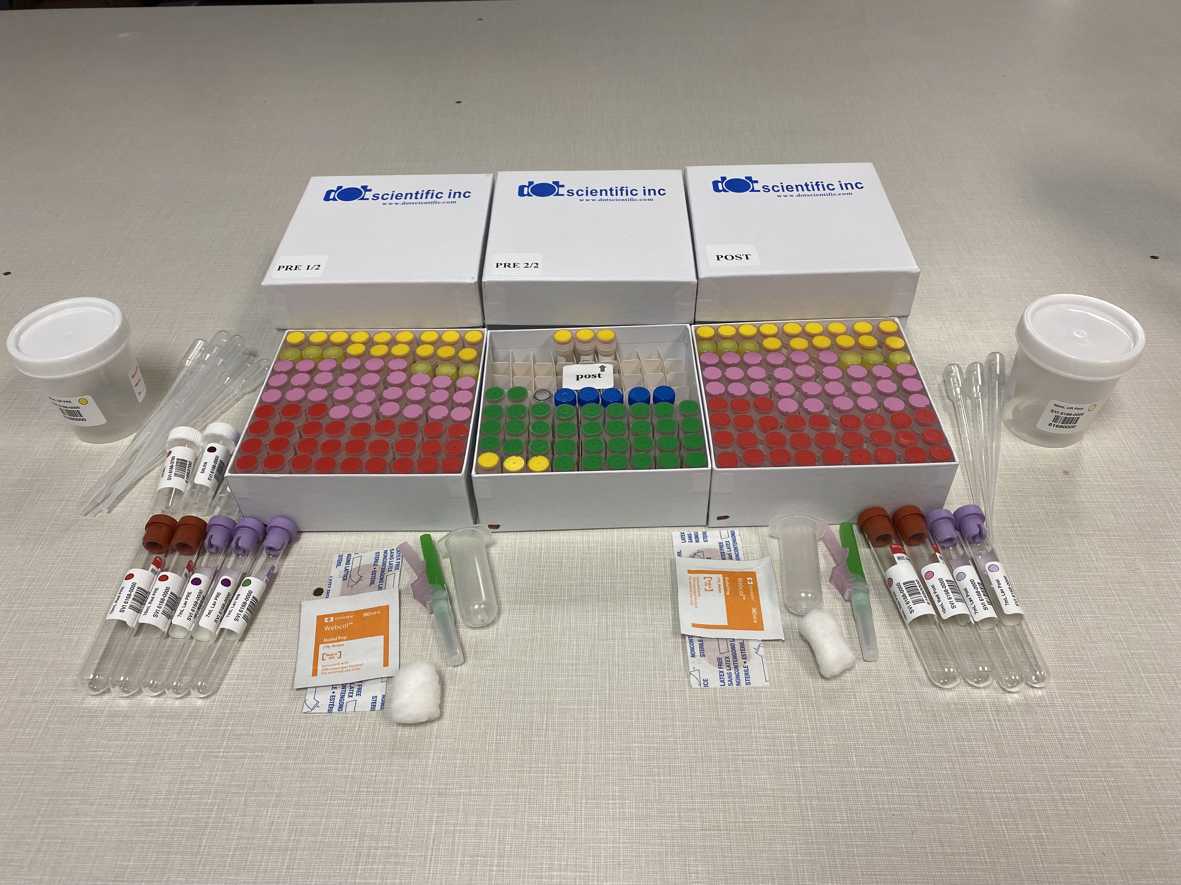 Photo of biospecimen kits